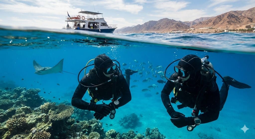 צלילה בחורף